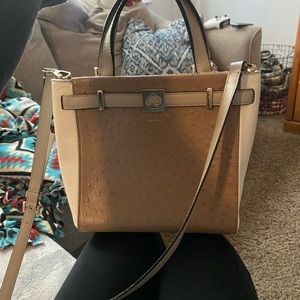 Two-tone Kate Spade top handle purse